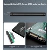 TISHRIC - SSD / HDD case - external enclosure - 2.5 inch SATA to USB 3.0 / USB 2.0HDD case