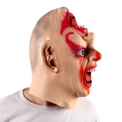 Halloween full face mask - upside down horror clownMasks