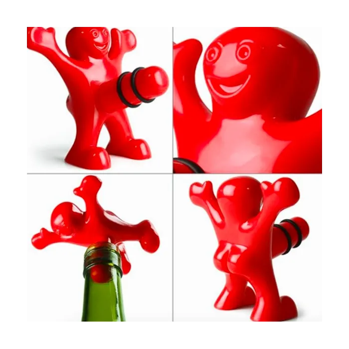 Bottle stopper - stopper - funny red manBar supply