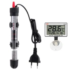 Aquarium water heater - with thermometer - adjustable - 25W - 50W - 100W - 200W - 300WAquarium