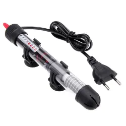 Aquarium water heater - with thermometer - adjustable - 25W - 50W - 100W - 200W - 300WAquarium