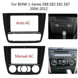 2 Din car radio frame - fascia - for BMW 1 Series E88 E82 E81 E87Installation