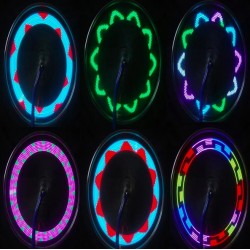 Colourful bicycle spoke light - 32 LED - 30 patternsLights