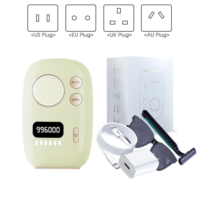 Laser hair removal - IPL epilator - 6-level - USB - 996.000 flashes - APP controlHair removal