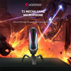 YANMAI T1 Mecha - condenser gaming microphone - cardioid - RGB - USBMicrophones