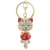 Crystal cat keychainKeyrings
