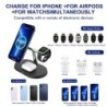 3 in 1 wireless charger - magnetic stand - fast charging - for iPhone - iWatch - AirPods - 15WAccessories