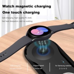 2 in 1 wireless magnetic charger - for Samsung - iPhone - Apple Watch - 20WChargers