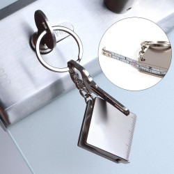 Metal measure tape - keychainKeyrings