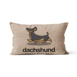 Rectangular cushion cover - with dogs pattern - 30 * 50 cmCushion covers