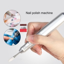 Mini electric nail polisher / drill - set with bits - manicure / pedicure - 35000RPMNail drills