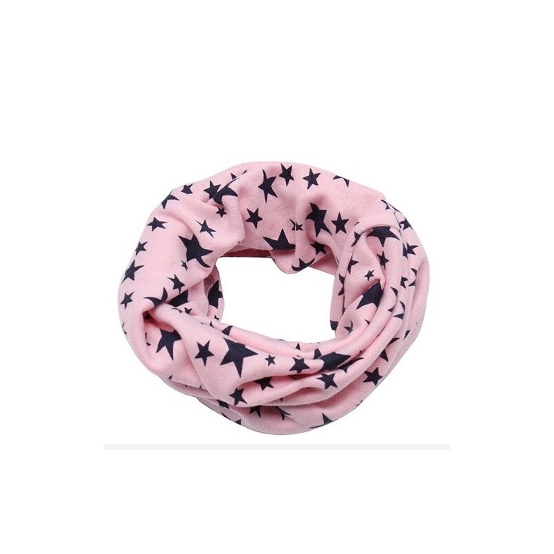 Kids round cotton scarf - stars printedHats & caps