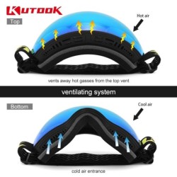 Kutook - ski goggles - double layers UV-proof lens - anti fogEyewear