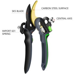 Garden scissors - sharp secateur - plants / branches trimmingGarden