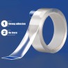 Double-sided nano-tape - adhesive - transparent - reusable - waterproofAdhesives & Tapes