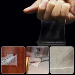 Double-sided nano-tape - adhesive - transparent - reusable - waterproofAdhesives & Tapes