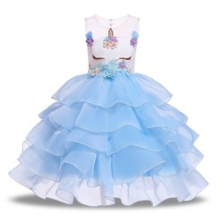 Unicorn dress - princess costume for girls - necklace / headband / wingsCostumes