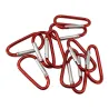 Metal carabiner - keychain - clip-lock buckle - D-shape - 10 piecesKeyrings