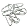 Metal carabiner - keychain - clip-lock buckle - D-shape - 10 piecesKeyrings