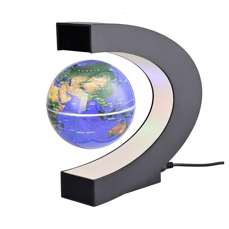 Floating / levitating globe - world map - magneticOffice