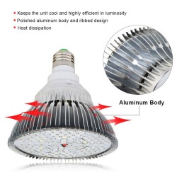 LED bulb - plant grow light - full spectrum - hydroponic - E27 - 10W - 30W - 50W - 80WGrow Lights
