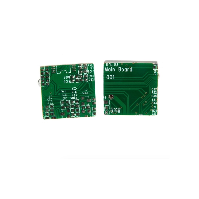 Green circuit board - trendy cufflinksCufflinks