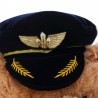 Pilot / captain teddy bear - flight attendant - plush toyCuddly toys