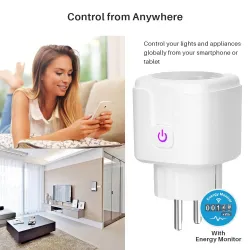 16A - WiFi - Smart plug - socket with power energy monitor - Alexa / Google assistantPlugs