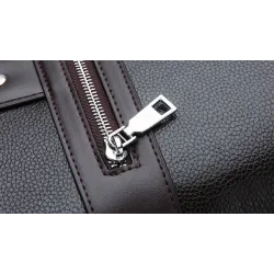 Elegant leather shoulder bag - wideBags