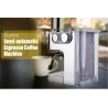 Gustino 19 Bar - semi automatic coffee maker - milk foamer - stainless steelKitchen