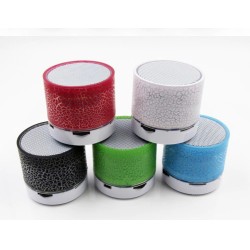Mini Bluetooth speaker - LED - TF card - cracked designBluetooth speakers