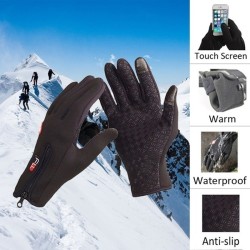 Warm skiing gloves - touch screen function - zipper - waterproofGloves