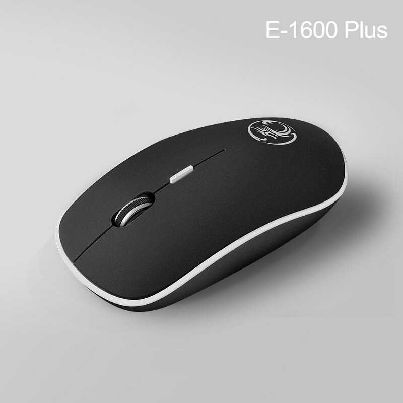 Wireless optical mouse - with USB receiver - ergonomic - silent - 2.4Ghz - 1600 DPIMouses