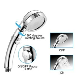 Round shower head - water saving - high pressureShower Heads