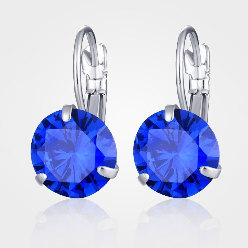 Elegant earrings - with cubic zirconiaEarrings
