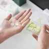 Disposable hand sanitizer - soap tablets - petal shapeSkin