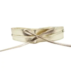 Wide self-tie belt - soft leatherBelts