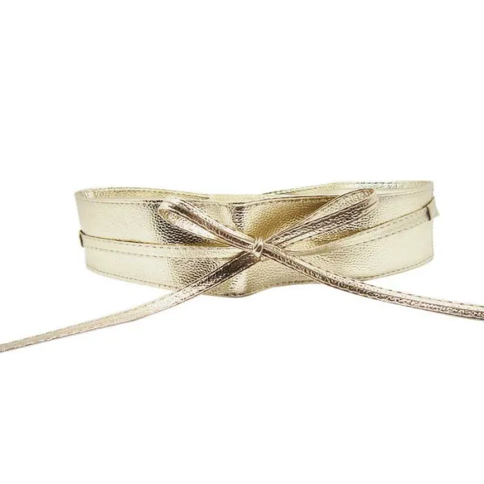 Wide self-tie belt - soft leatherBelts