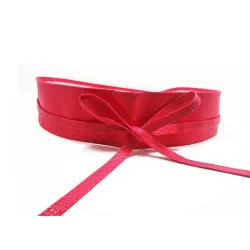Wide self-tie belt - soft leatherBelts