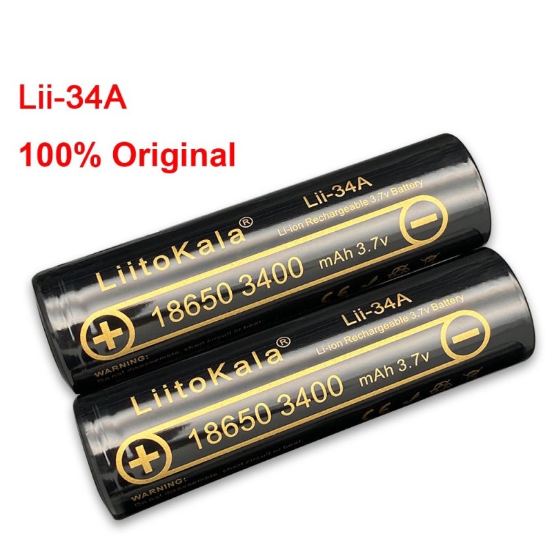 Original battery - 18650 - 3.7V 3400mAh - rechargeableBattery