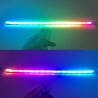 RGB light - car DRL lights - colorful LED strip - waterproof - 2 piecesLED strips