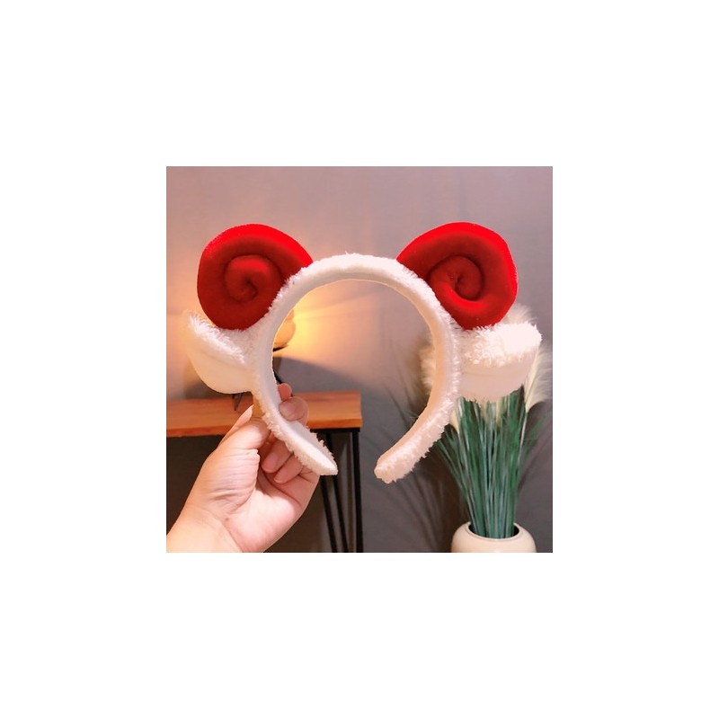 Decorative plush headband - sheep horns / rabbit earsHats & caps
