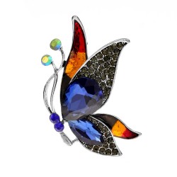 Crystal butterfly broochBrooches