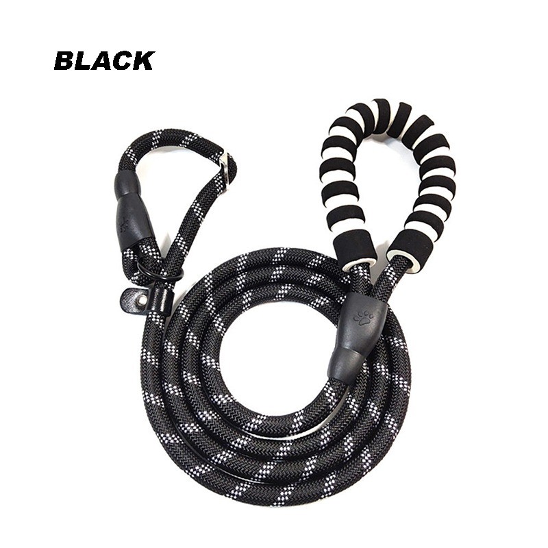 Nylon dog leash - adjustable collar - reflective - padded handleCollars & Leads
