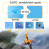 Car windshield repair - for glass scratch / cracks - kit proScreens