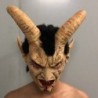 Lucifer with horns - Halloween latex face maskMasks