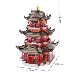 JUYUAN tower - metal puzzle - assembly modelMetal