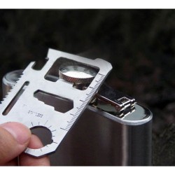 11 in 1 multifunction survival knife - credit card shapeSurvival tools