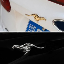 Metal leopard - emblem - car stickerStickers
