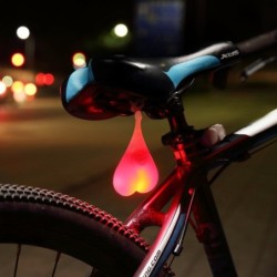 Bicycle taillight - LED - waterproof - heart shapedLights
